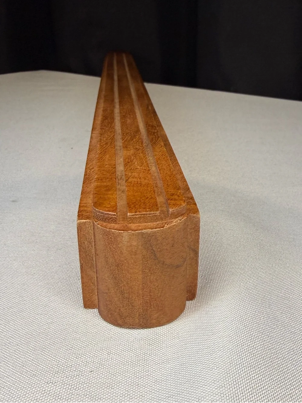 Hearth & Hand Wood Card Display Shelf- Natural Brown